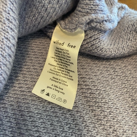 Wilfred Free Wolter Sweater XS Lavendar - Picture 6 of 8